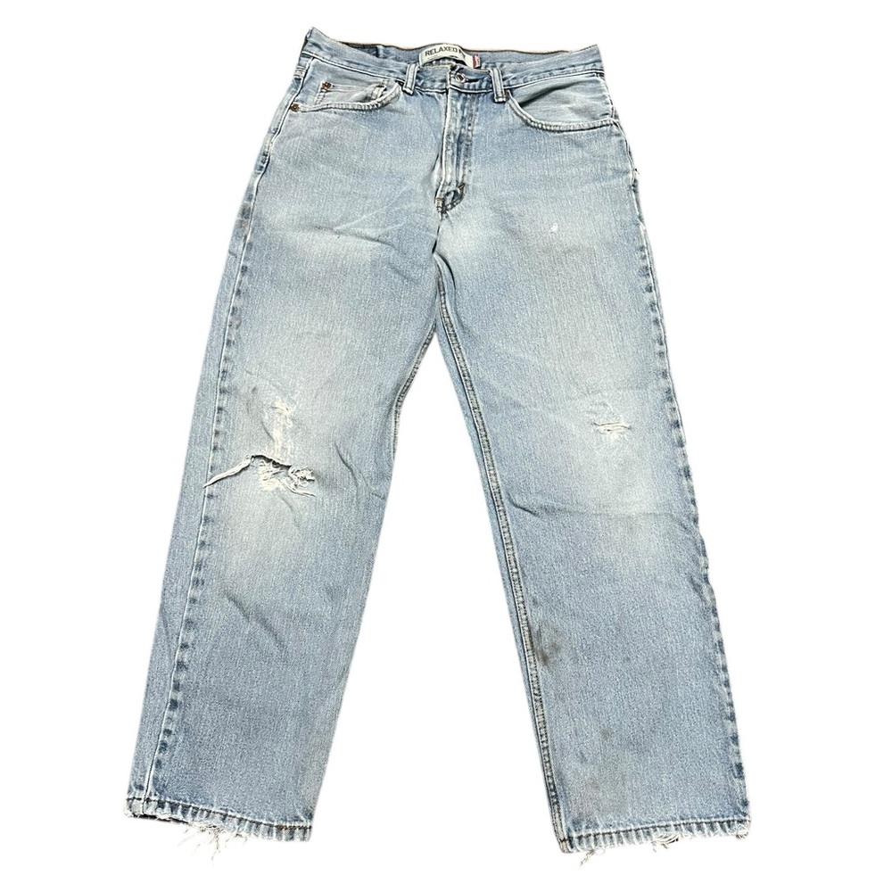 Levis 550 Red Tab Distressed Jean size 32